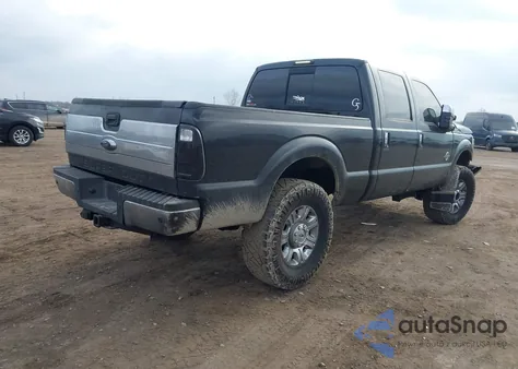 2011 Ford F-250 Lariat z USA, uszkodzony, nr VIN 1FT7W2BT6BEC47013